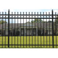 Residential Decorative Wrought iron Yard Fence  with Wrought Iron Decorative Ornaments Steel Fence